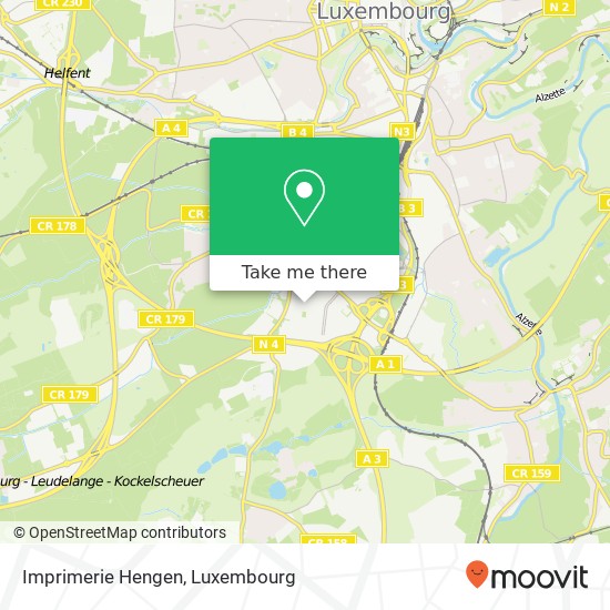 Imprimerie Hengen map