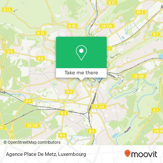 Agence Place De Metz map