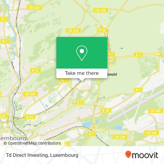 Td Direct Investing map