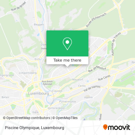Piscine Olympique map
