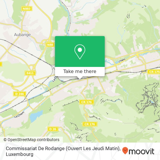 Commissariat De Rodange (Ouvert Les Jeudi Matin) map