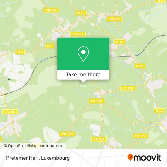 Pretemer Haff map
