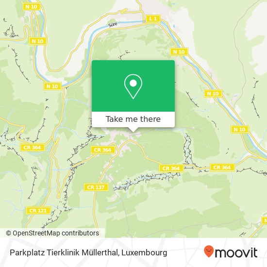 Parkplatz Tierklinik Müllerthal Karte