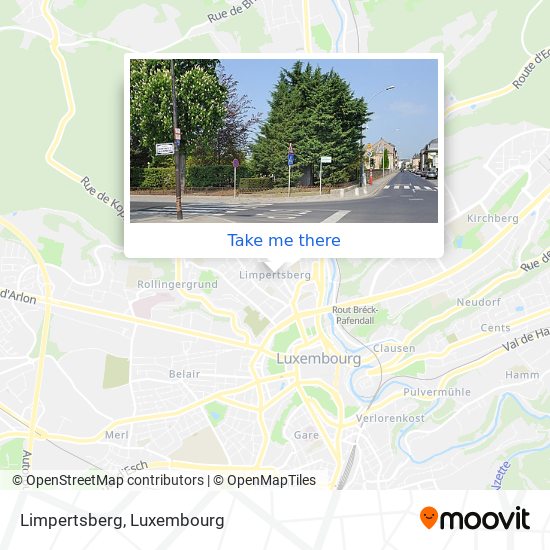 Limpertsberg map