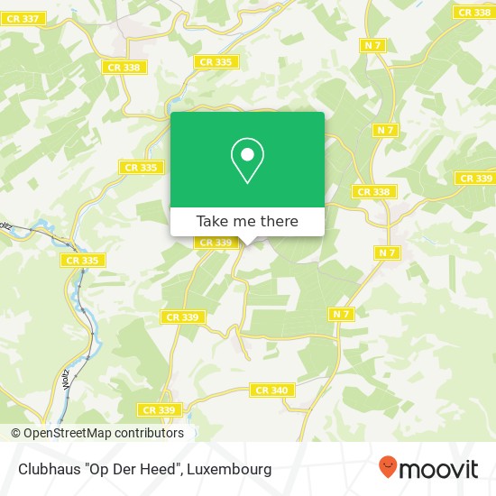 Clubhaus "Op Der Heed" map