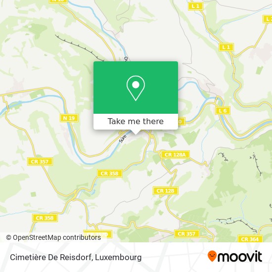 Cimetière De Reisdorf map