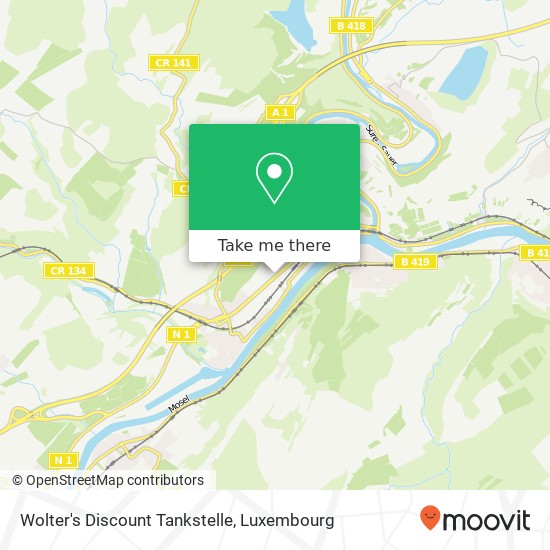 Wolter's Discount Tankstelle map