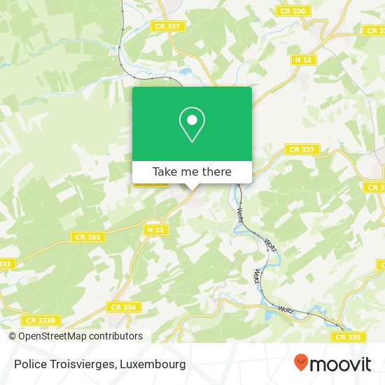 Police Troisvierges map
