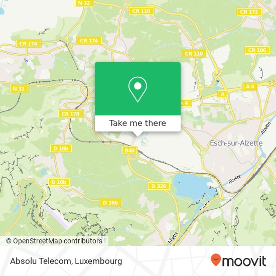 Absolu Telecom map