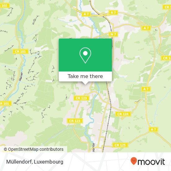 Müllendorf Karte