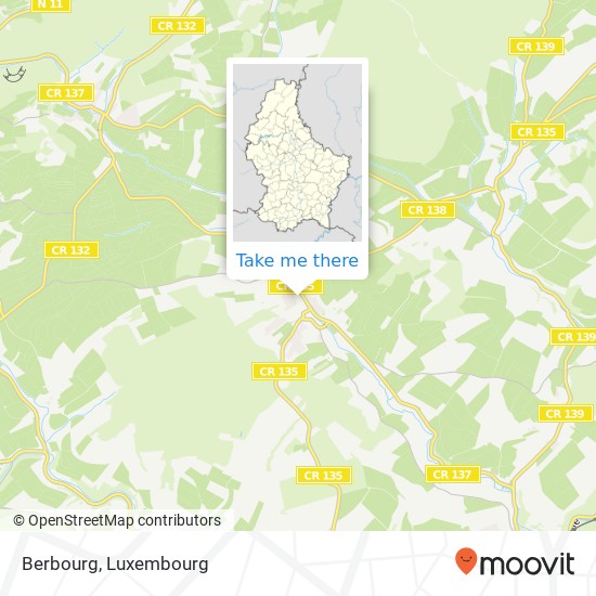 Berbourg map