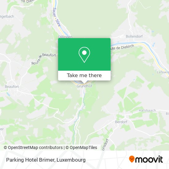 Parking Hotel Brimer map