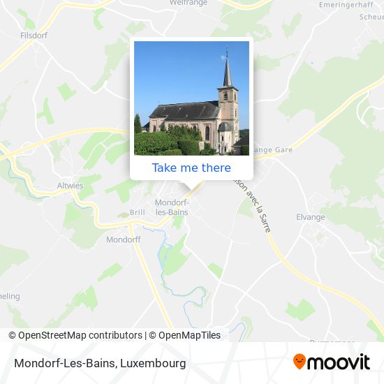 Mondorf-Les-Bains map