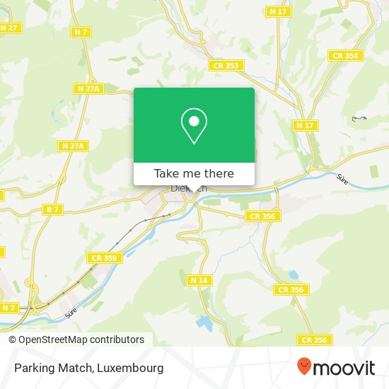 Parking Match map