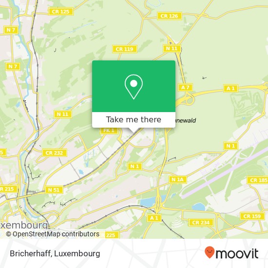 Bricherhaff map