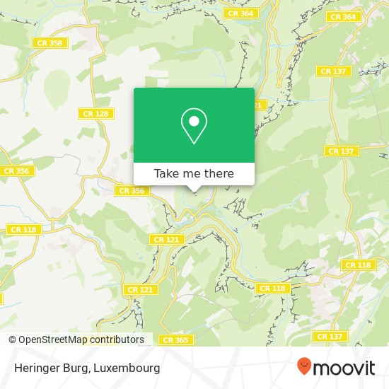 Heringer Burg map