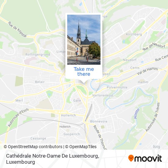 Cathédrale Notre-Dame De Luxembourg map