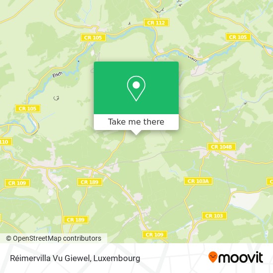 Réimervilla Vu Giewel map