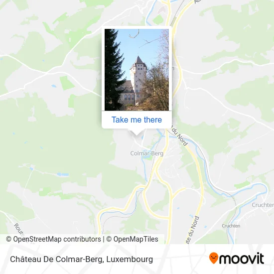 Château De Colmar-Berg map