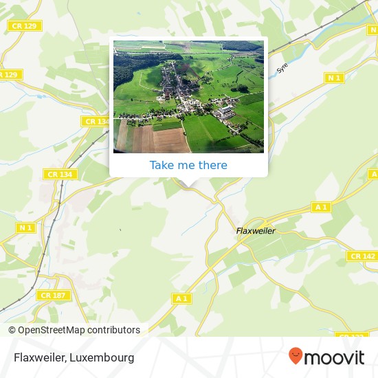 Flaxweiler map