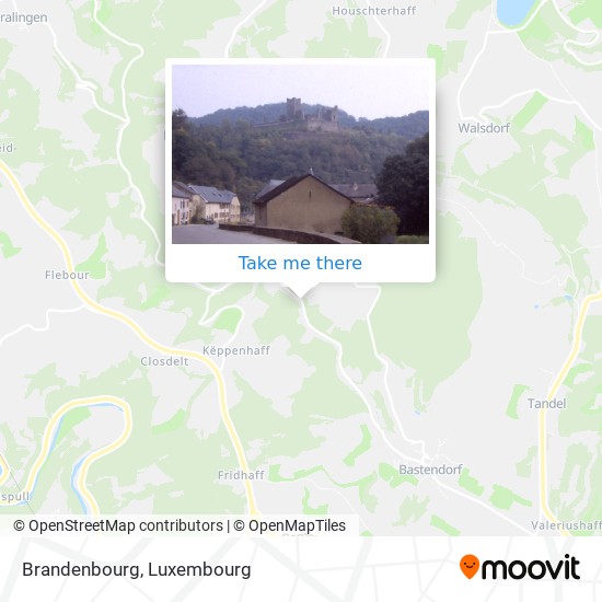 Brandenbourg map