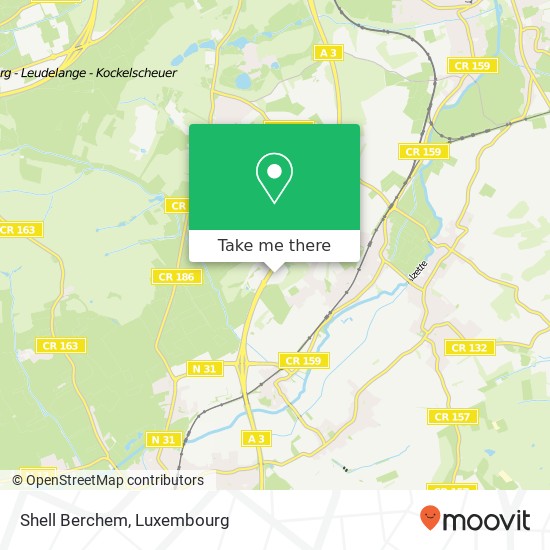 Shell Berchem map