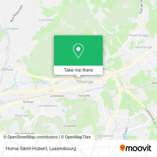 Home Saint-Hubert map