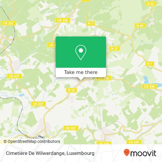 Cimetière De Wilwerdange map