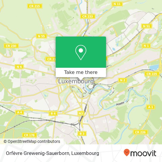 Orfèvre Grewenig-Sauerborn Karte