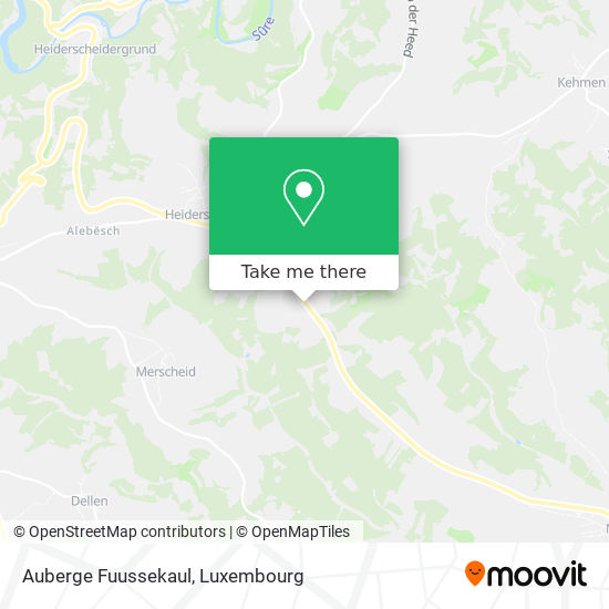 Auberge Fuussekaul map