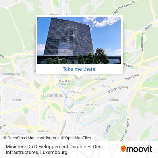 Ministère Du Développement Durable Et Des Infrastructures map