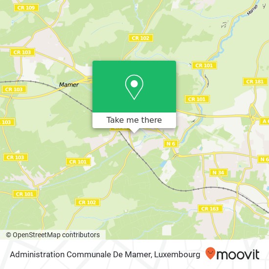 Administration Communale De Mamer map