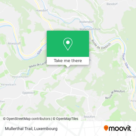 Mullerthal Trail Karte