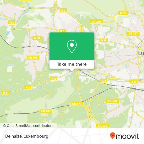 Delhaize map