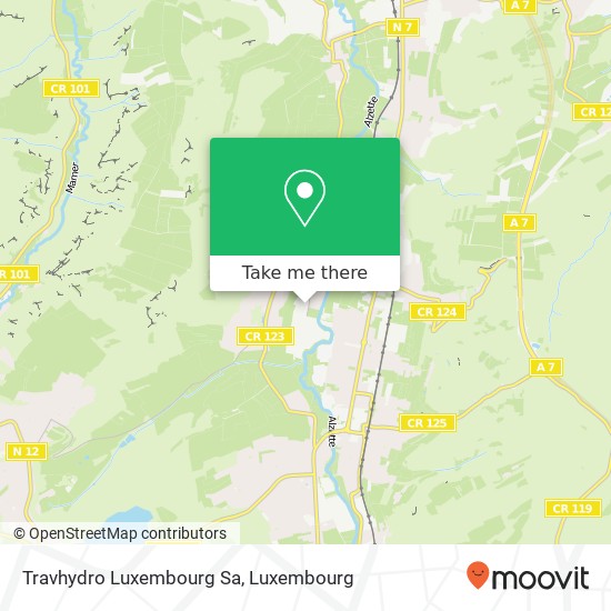 Travhydro Luxembourg Sa map
