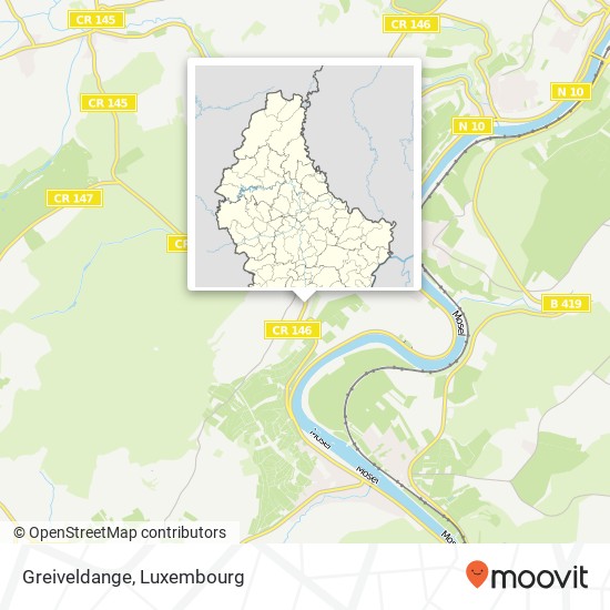 Greiveldange map