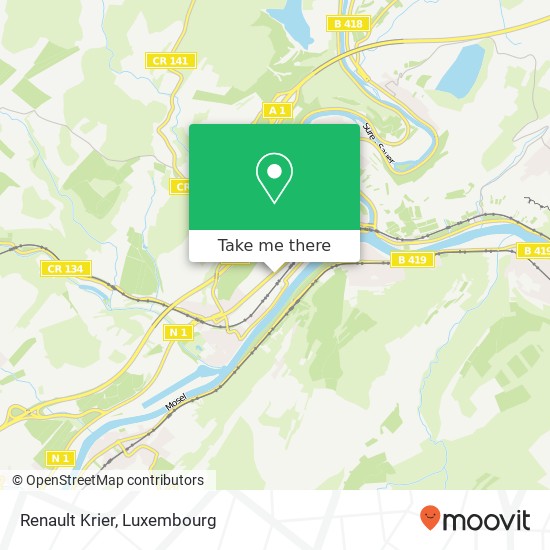 Renault Krier map