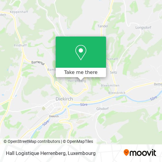 Hall Logistique Herrenberg map