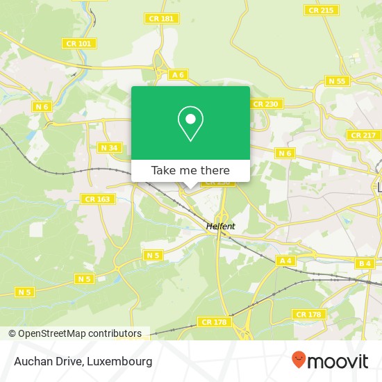 Auchan Drive map