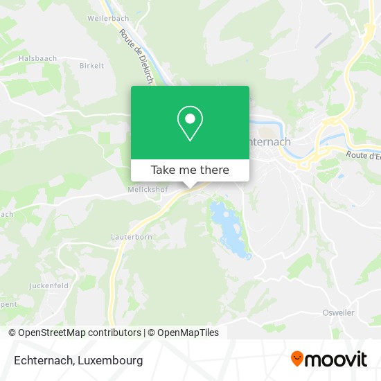 Echternach map