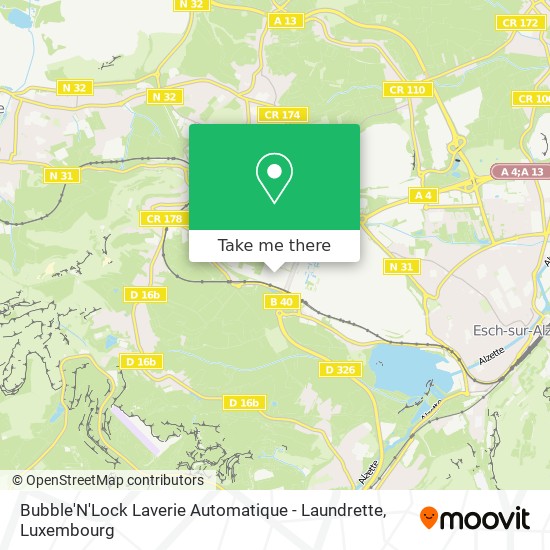 Bubble'N'Lock Laverie Automatique - Laundrette map