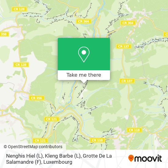 Nenghis Hiel (L), Kleng Barbe (L), Grotte De La Salamandre (F) map