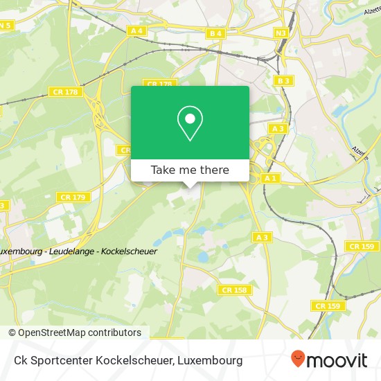 Ck Sportcenter Kockelscheuer map