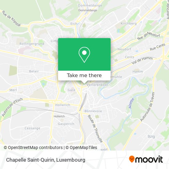 Chapelle Saint-Quirin map