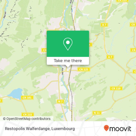 Restopolis Walferdange map