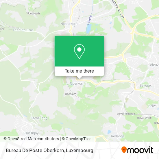 Bureau De Poste Oberkorn map