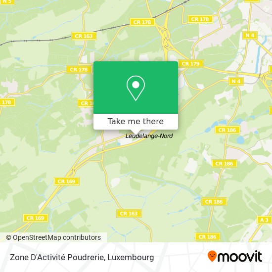 Zone D'Activité Poudrerie map