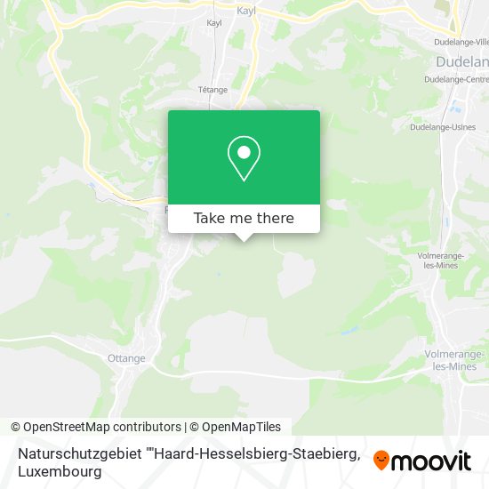 Naturschutzgebiet ""Haard-Hesselsbierg-Staebierg Karte