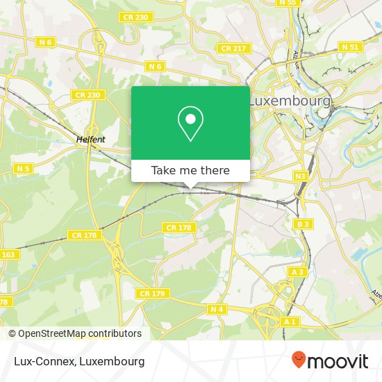 Lux-Connex map