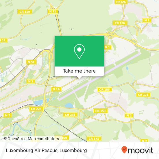 Luxembourg Air Rescue map